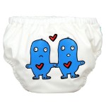2-in-1 Swim Diapers & Training Pants - The Fashion Collection - Lovey & Dovey on White